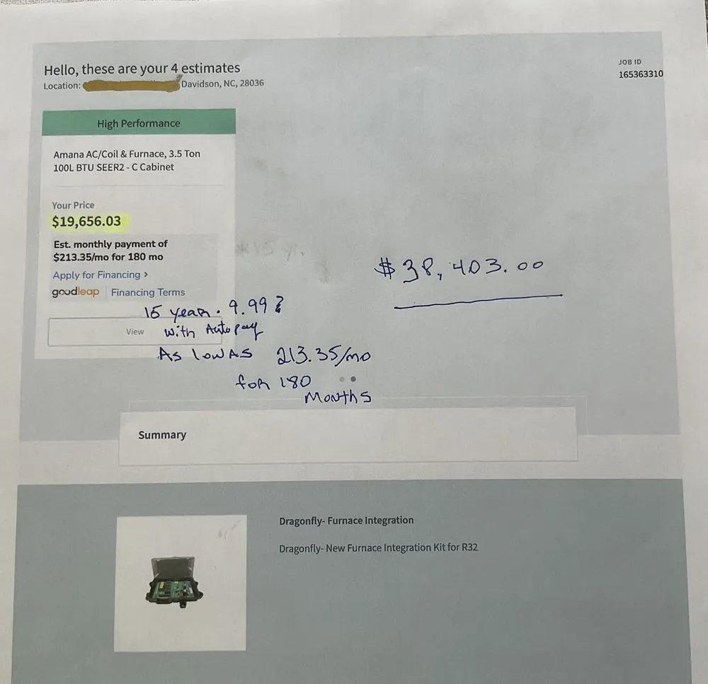 Slide of Comfort First Heating and Cooling