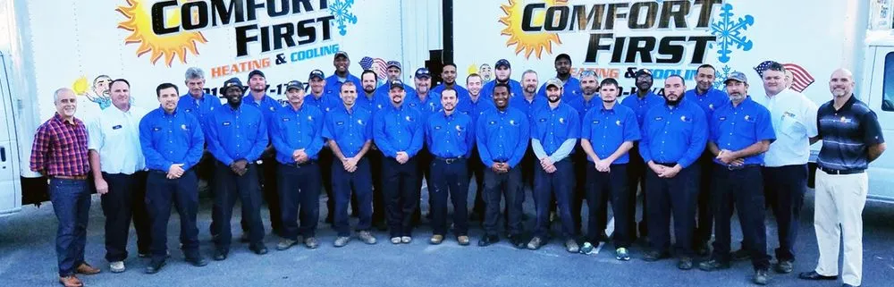 Slide of Comfort First Heating and Cooling