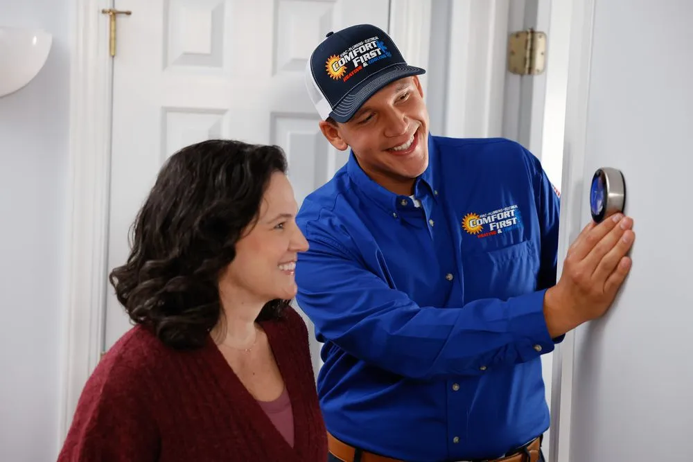 Slide of Comfort First Heating and Cooling