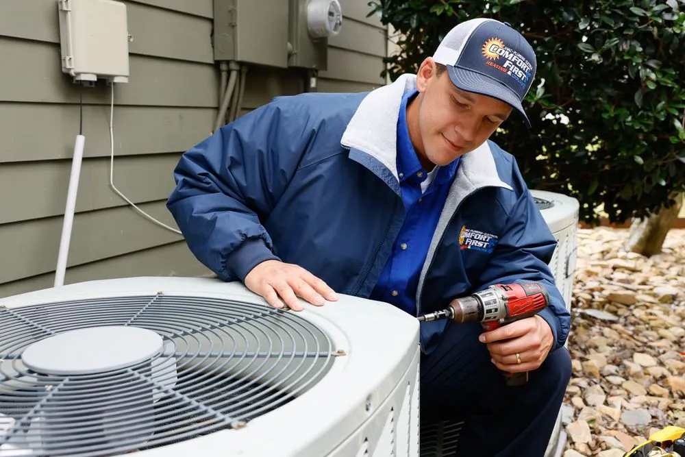 Slide of Comfort First Heating and Cooling