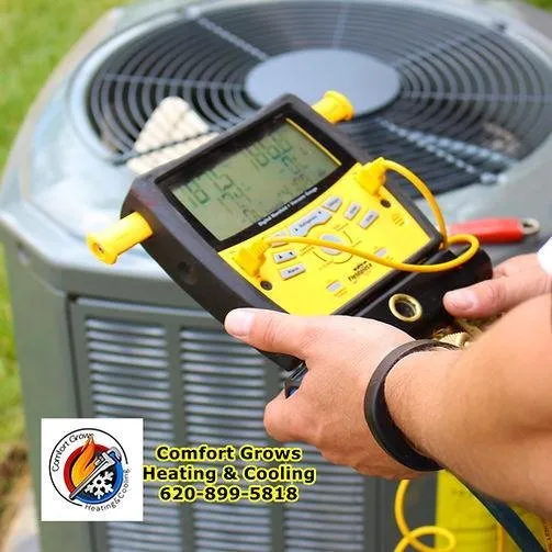 Emergency air conditioning tune-up experts serving Burrton, KS - Comfort Grows Heating Cooling