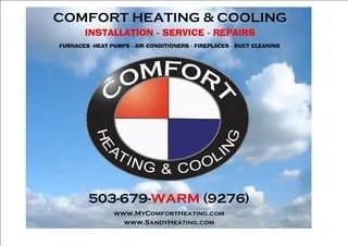 Slide of Comfort Heating and Cooling