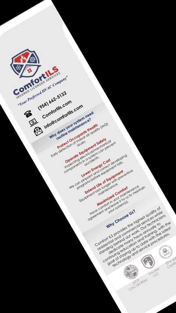 Slide of Comfort ILS