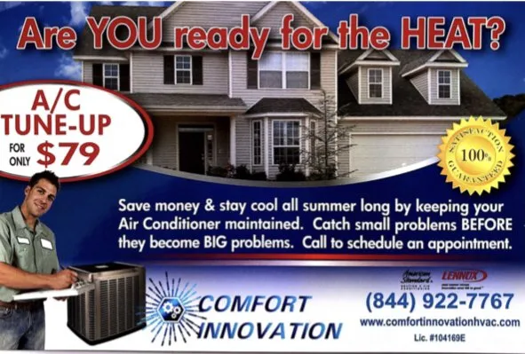 Slide of Comfort Innovation Heating & Cooling