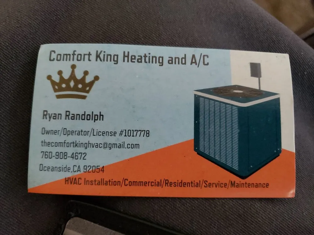 Slide of Comfort King Heating and Air Conditioning