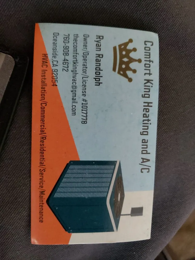 Slide of Comfort King Heating and Air Conditioning