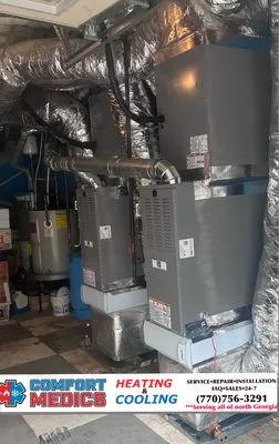 Comfort Medics Heating And Cooling Logo