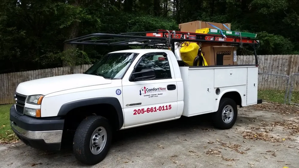 Slide of Comfort Now Heating & Air Conditioning