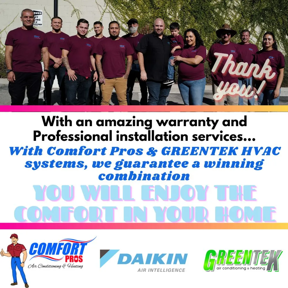 Top-rated furnace service experts serving La Crescenta, CA - Comfort Pros Air Conditioning and Heating
