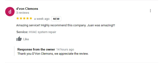 Slide of Comfort Seasons Heating and Cooling