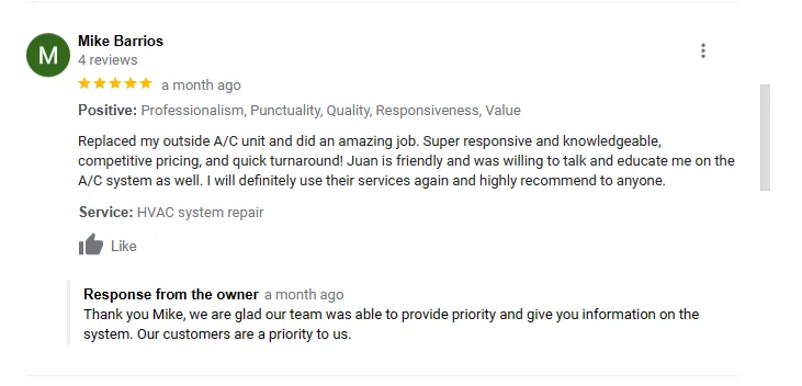 Slide of Comfort Seasons Heating and Cooling