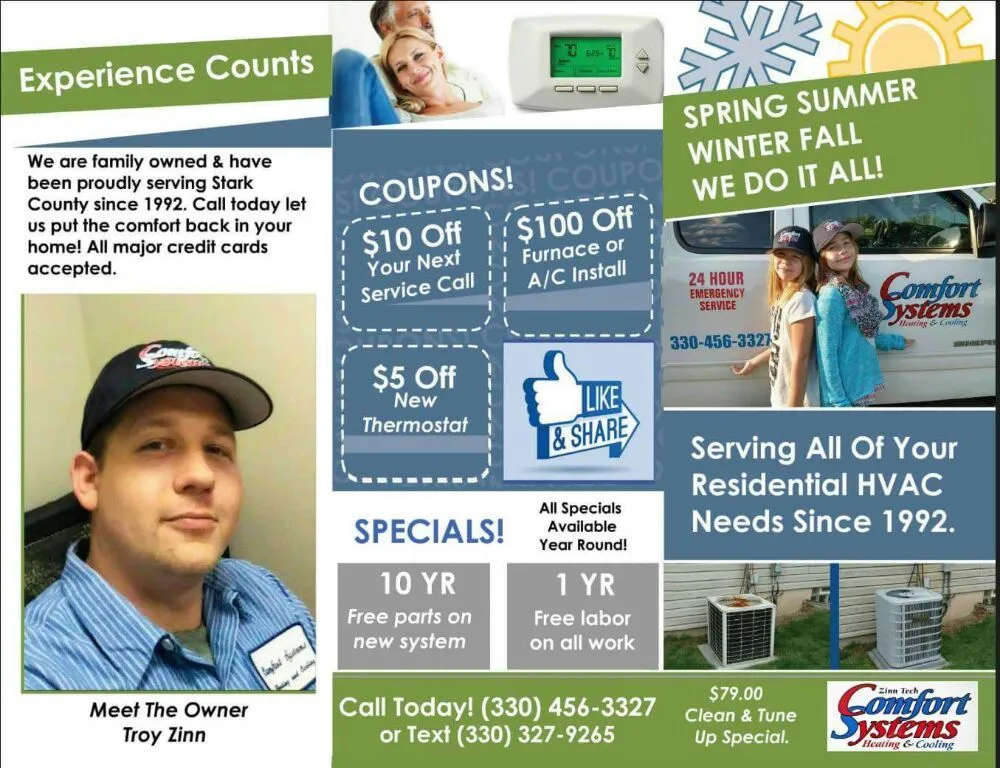 Slide of Comfort Systems Heating & Cooling