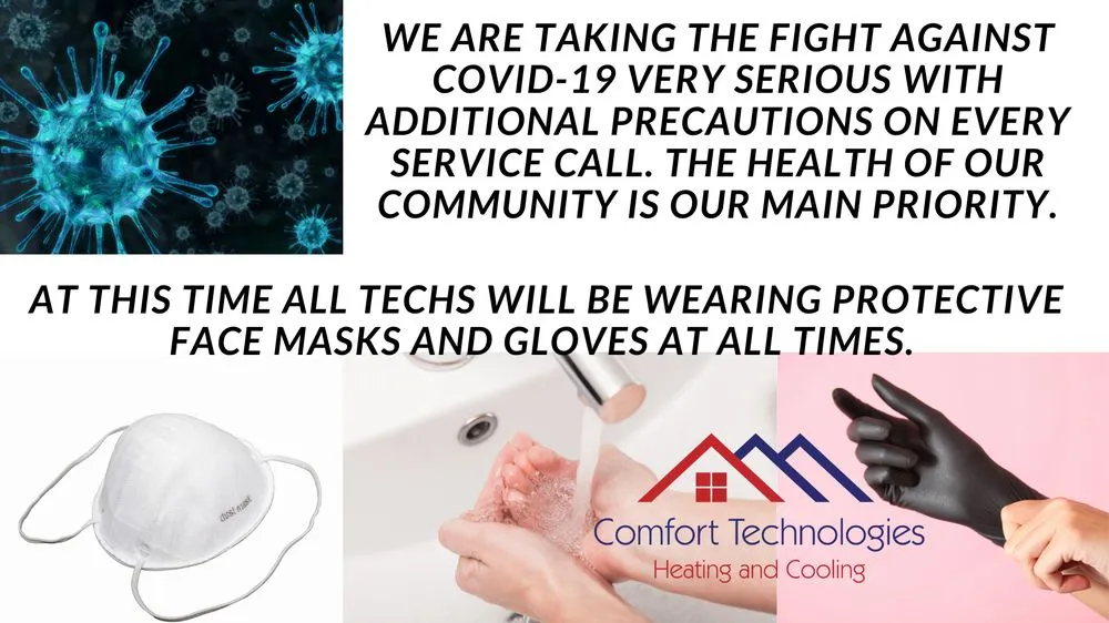 Slide of Comfort Technologies Heating and Cooling