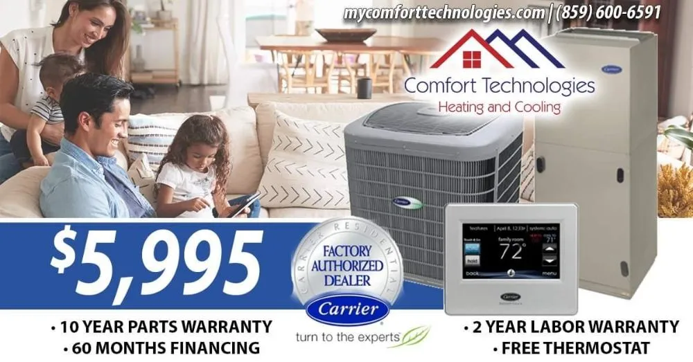 Slide of Comfort Technologies Heating and Cooling