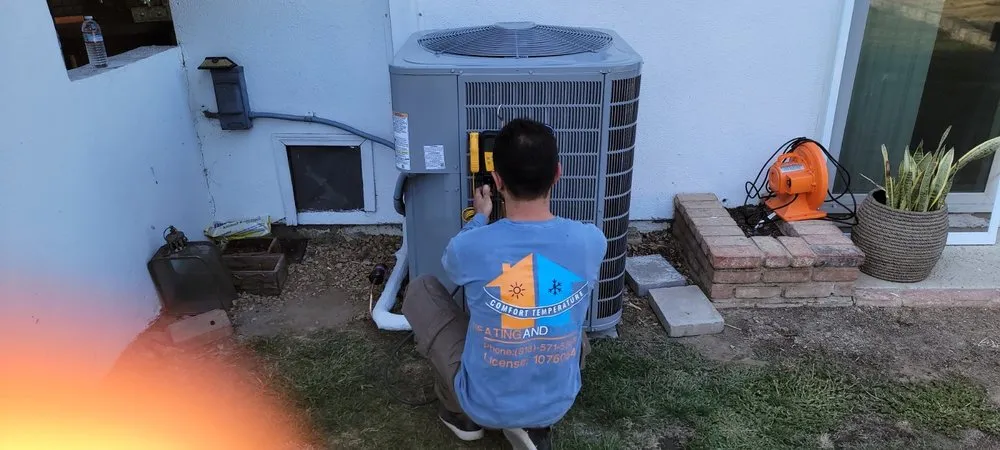 Slide of Comfort Temperature Heating and Cooling