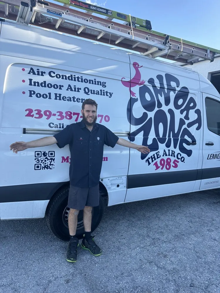 Slide of Comfort Zone AC Repair Cape Coral