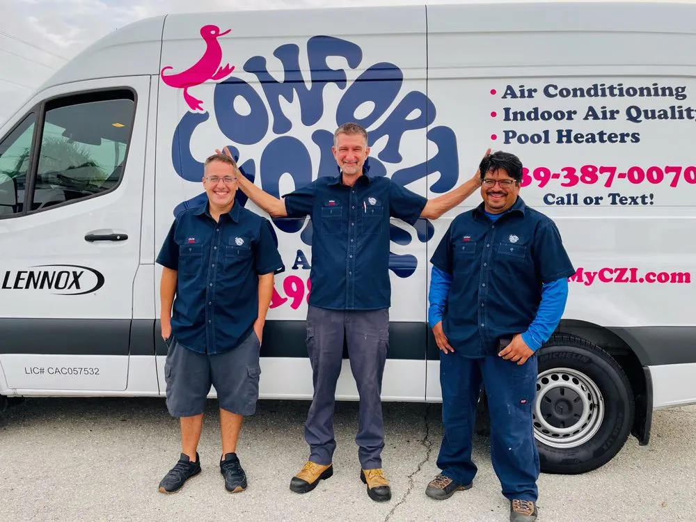 Slide of Comfort Zone AC Repair Cape Coral