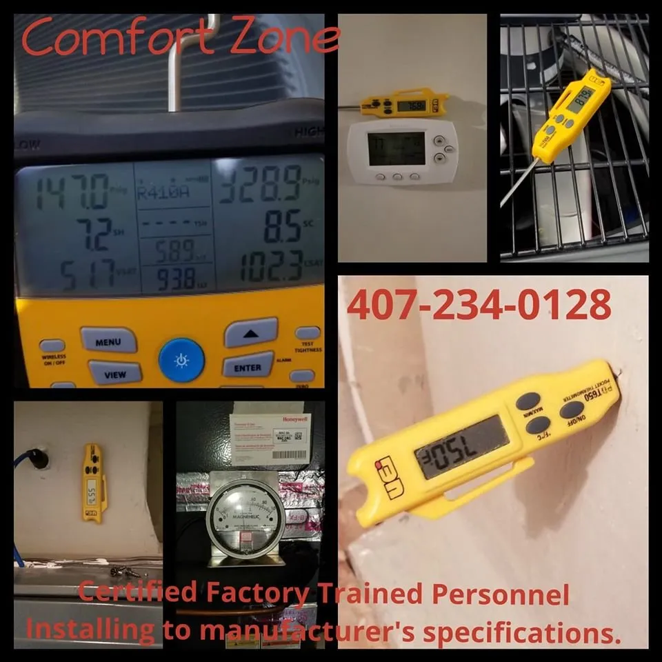 Slide of Comfort Zone Air Conditioning AH Corp