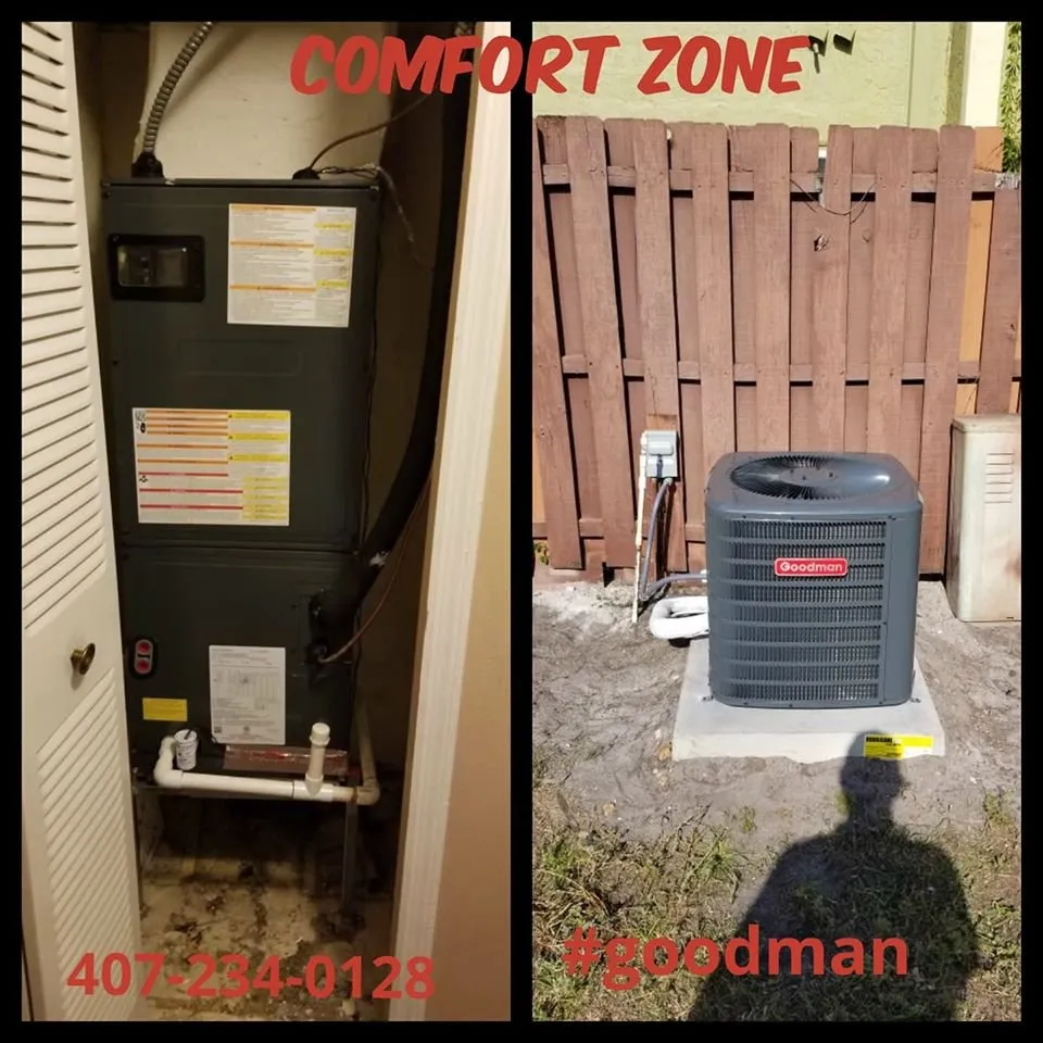 Slide of Comfort Zone Air Conditioning AH Corp