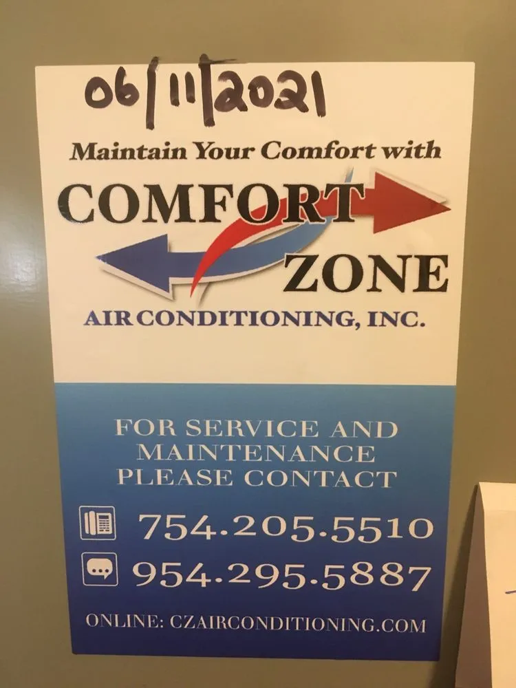Slide of Comfort Zone Air Conditioning