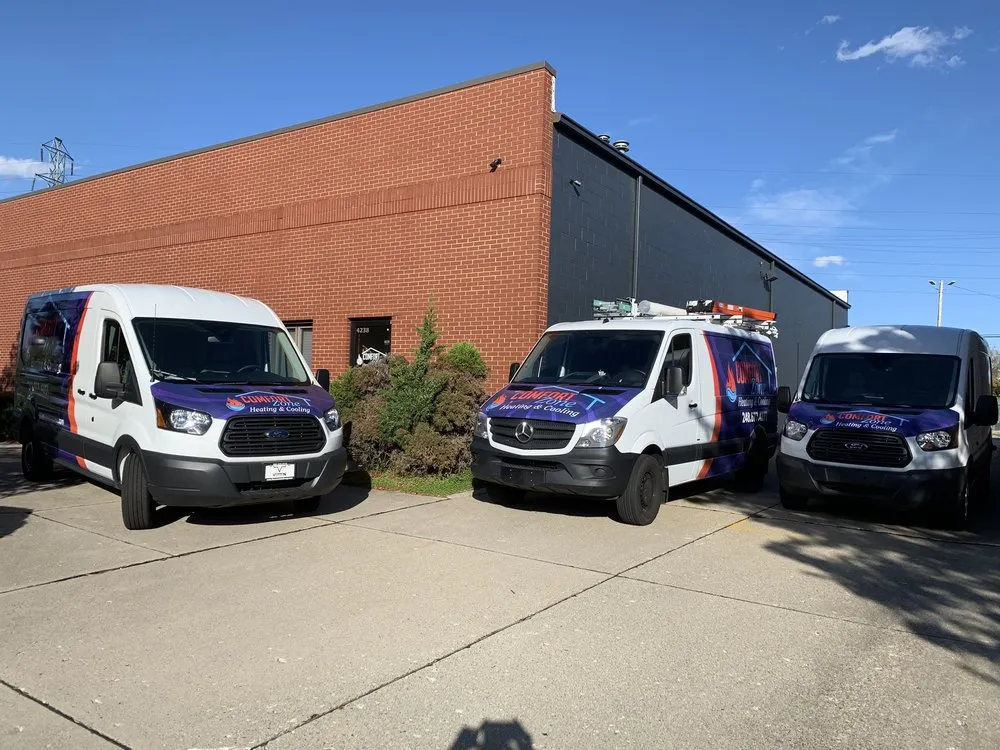 Slide of Comfort Zone Heating and Cooling