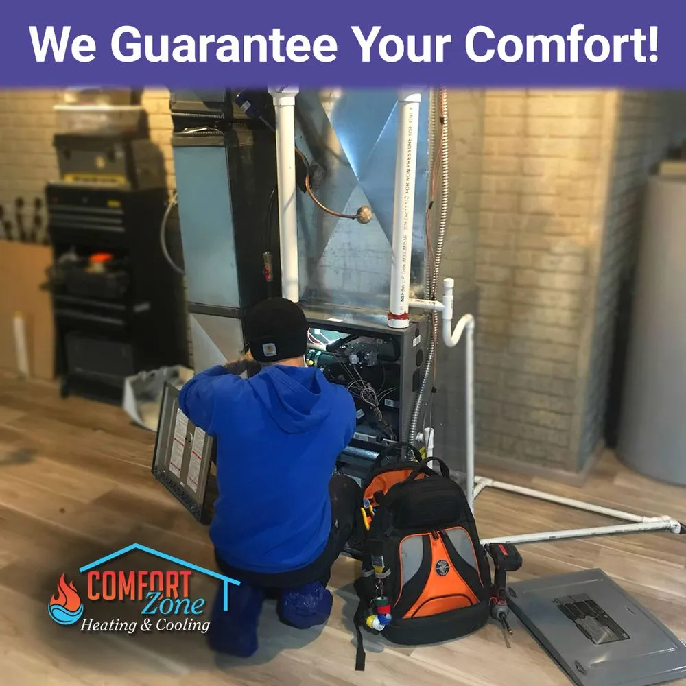 Slide of Comfort Zone Heating and Cooling