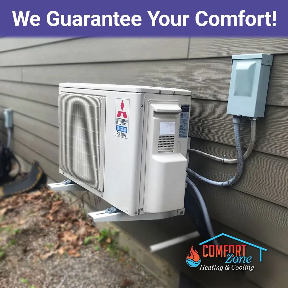 Slide of Comfort Zone Heating and Cooling
