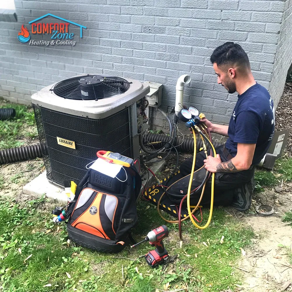 Slide of Comfort Zone Heating and Cooling