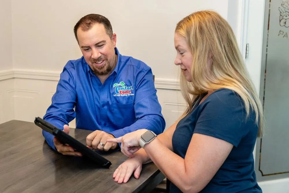 Slide of Comfort Zone of North Florida