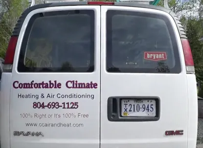 Certified HVAC maintenance in Hayes, VA - Comfortable Climate Heating and Air Conditioning