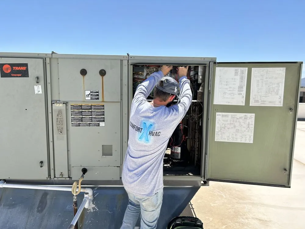 Slide of ComfortX HVAC