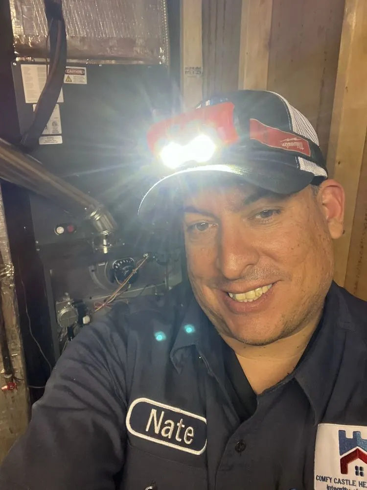 Slide of comfy castle heating and air