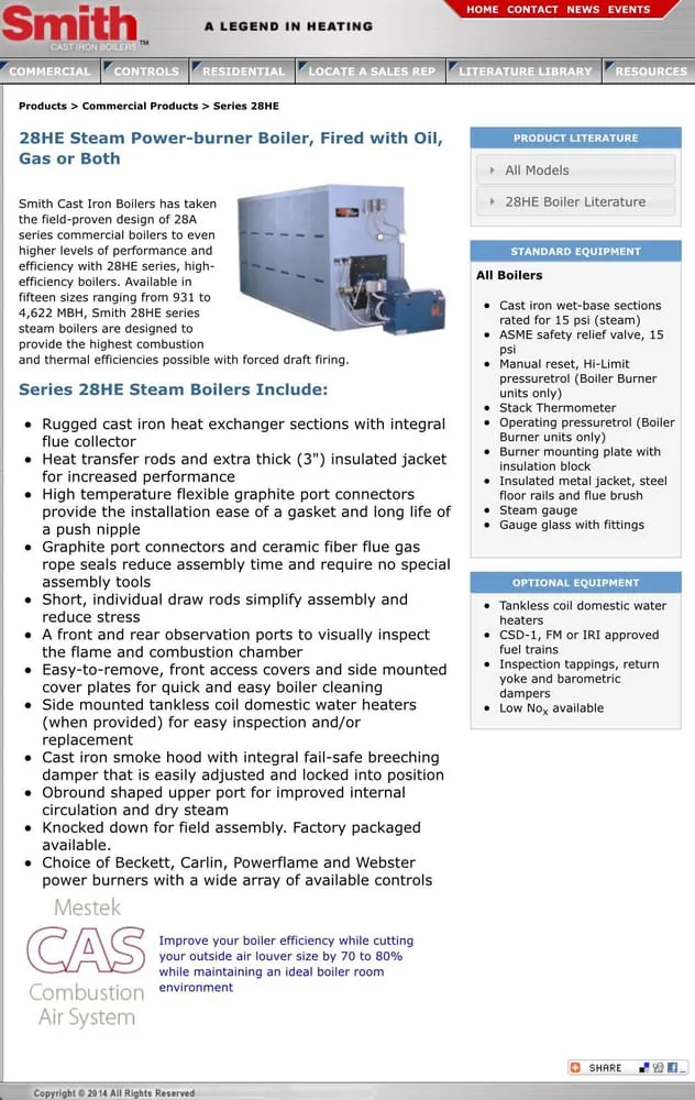 Slide of Commercial Combustion Corporation