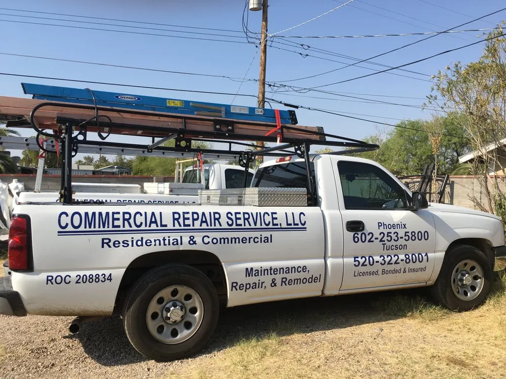 Slide of Commercial Repair Service