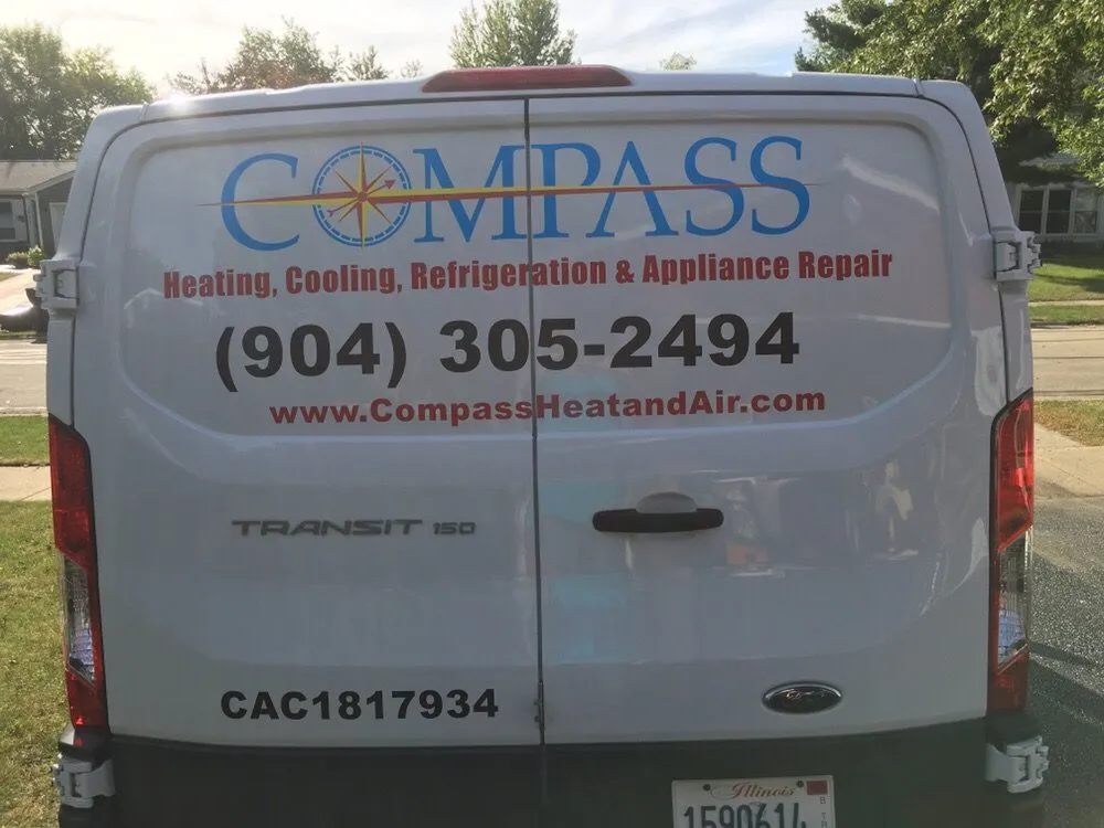 Certified heating repair for local homeowners in St Augustine, FL by Compass Heating, Cooling, Refrigeration & Appliance Repair