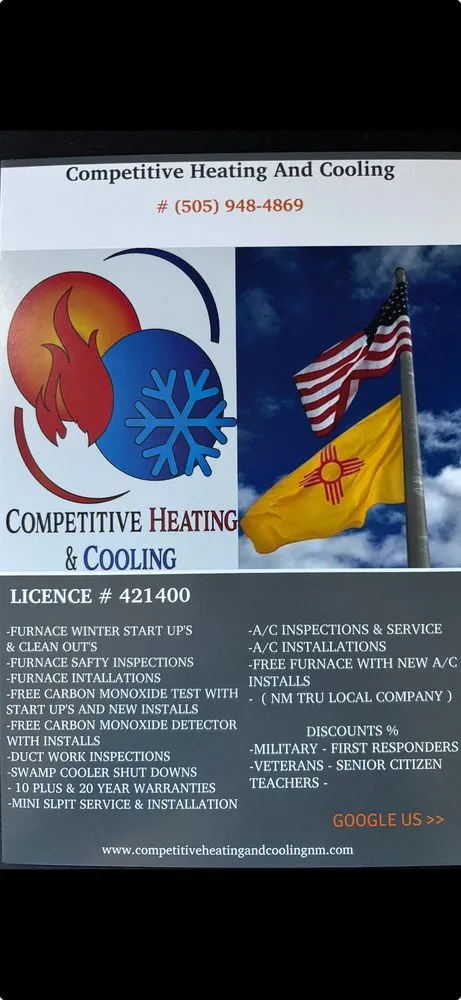 Slide of Competitive Heating and Cooling