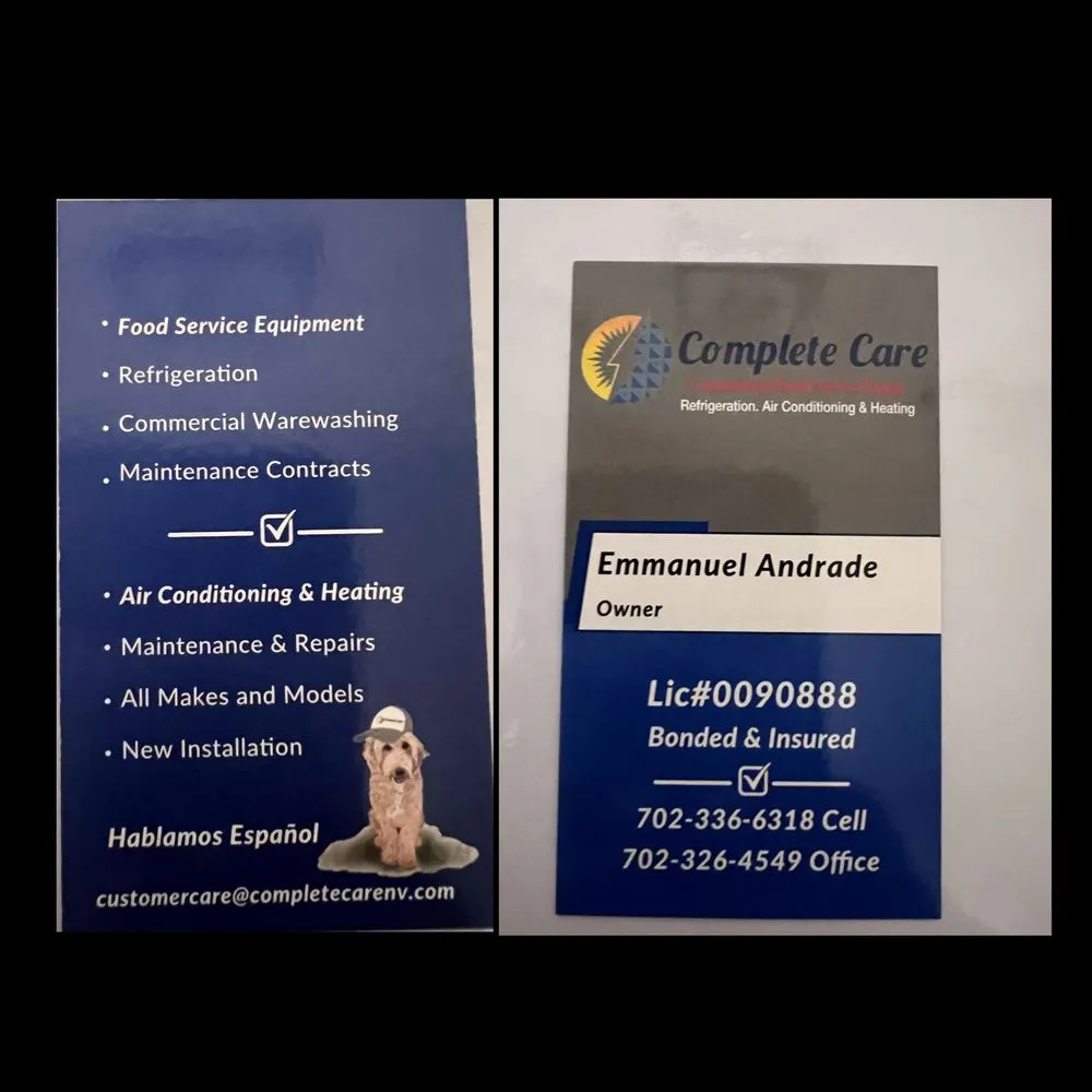 Slide of Complete Care