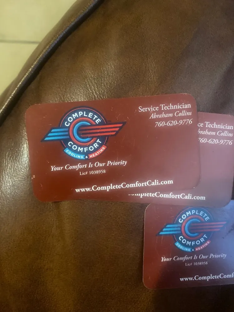 Slide of Complete Comfort Air Conditioning and Heating