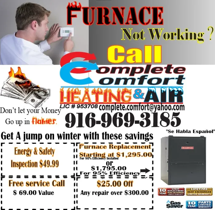 Slide of Complete Comfort Heating & Air Conditioning