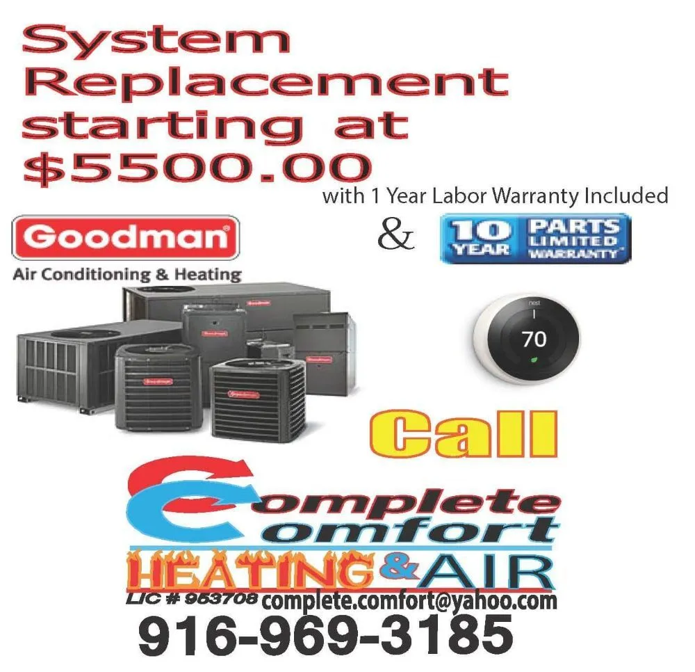 Slide of Complete Comfort Heating & Air Conditioning