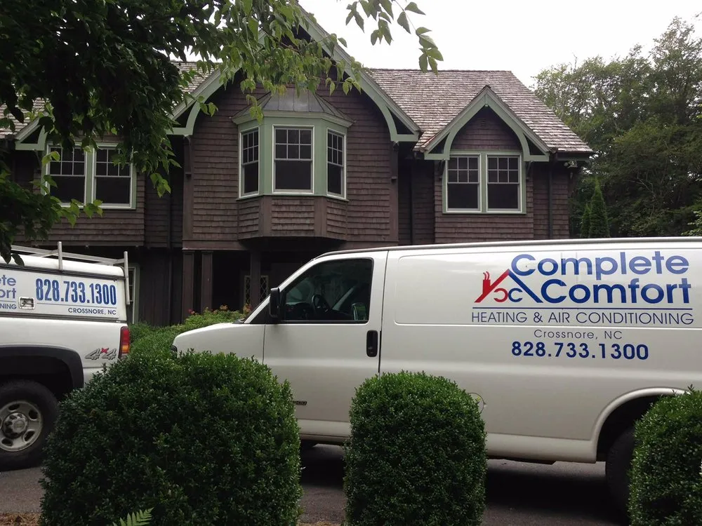 Professional AC installation near you in Crossnore, NC by Complete Comfort Heating and Air Conditioning