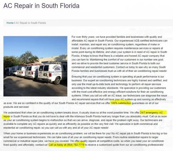 Slide of Complete Commercial Repair