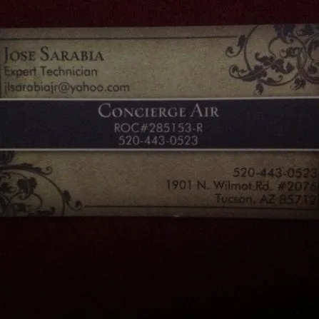 Slide of Concierge Air
