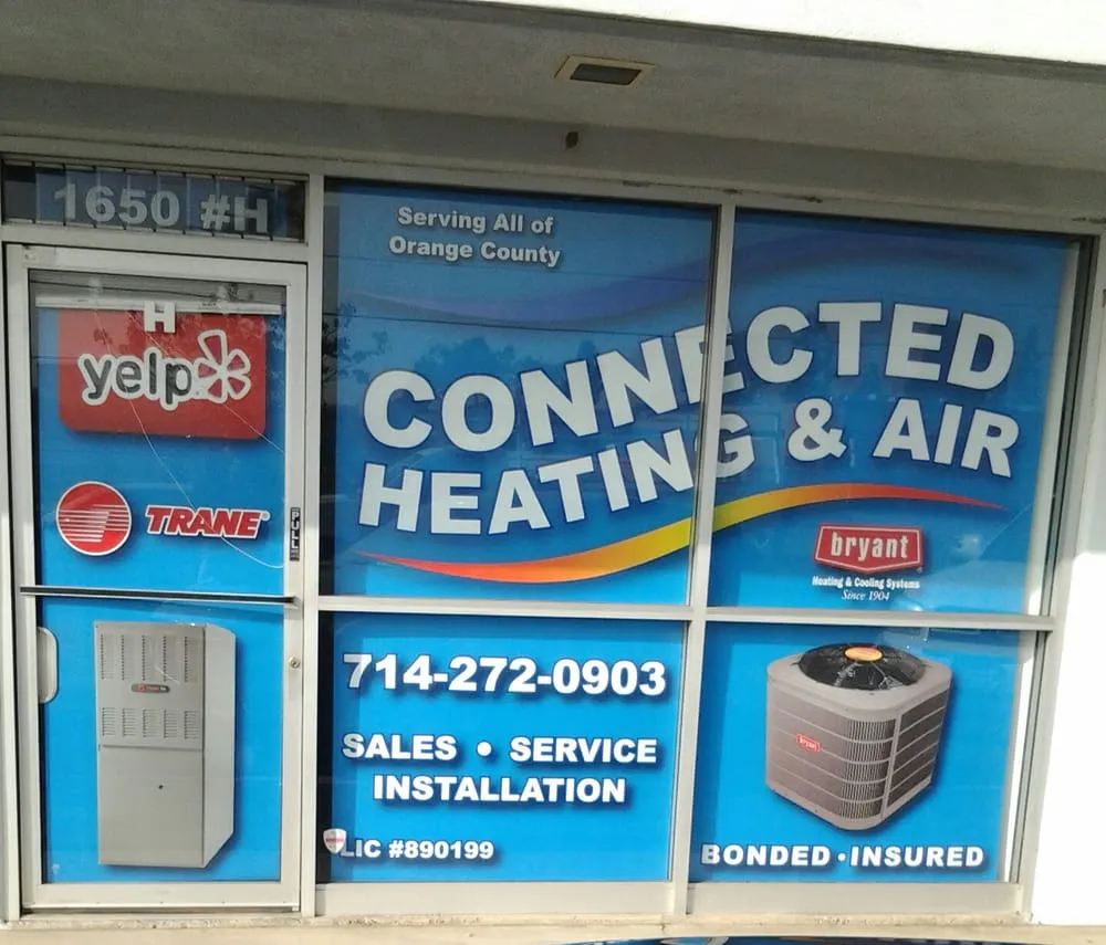 Slide of Connected Heating and Air Conditioning