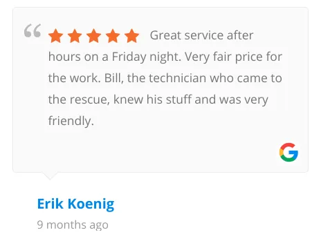 Slide of Connell's Heating and Air