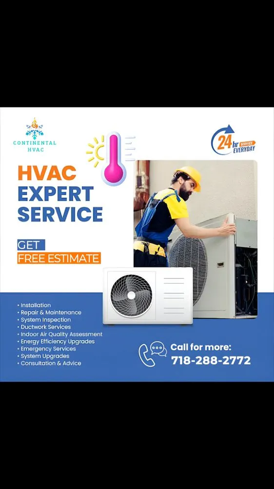 Reliable heating repair for residential systems in Flushing, NY by Continental HVAC