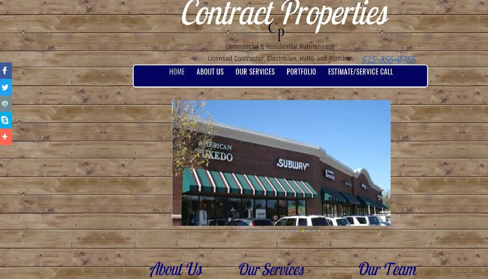 Slide of Contract Properties