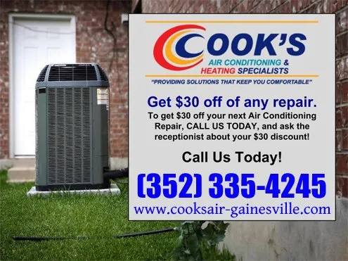 Slide of Cook's Air Conditioning & Heating Specialists