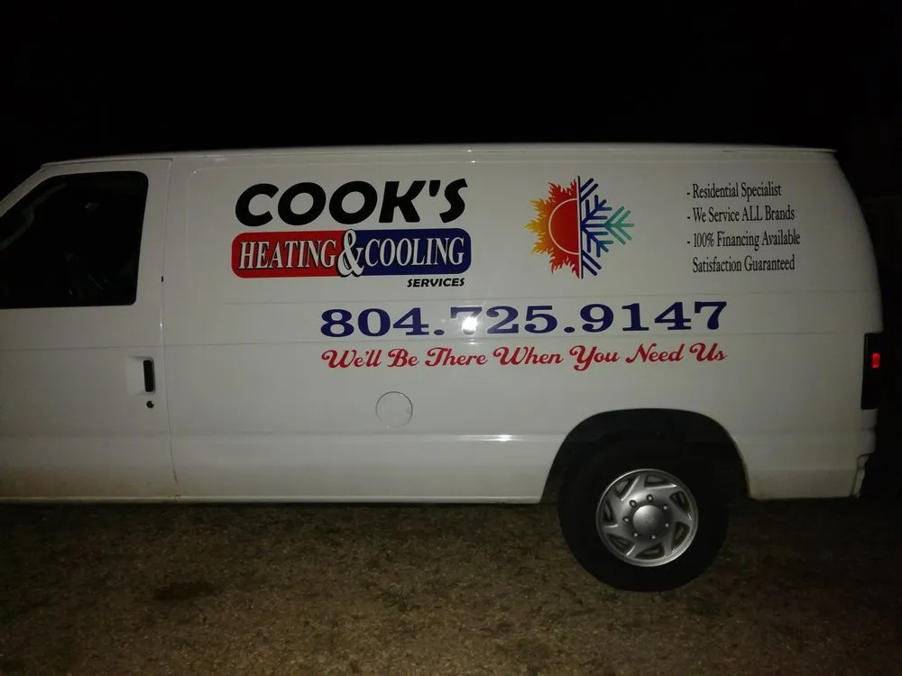 Slide of Cook's Heating & Cooling Services