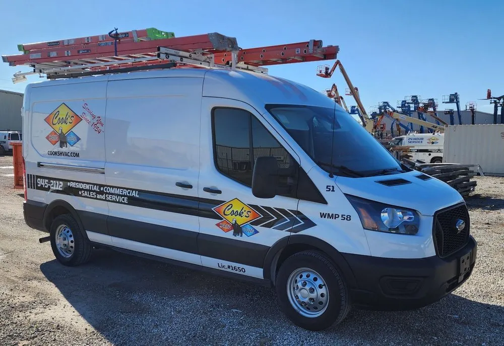 Slide of Cook's Heating and Air Conditioning